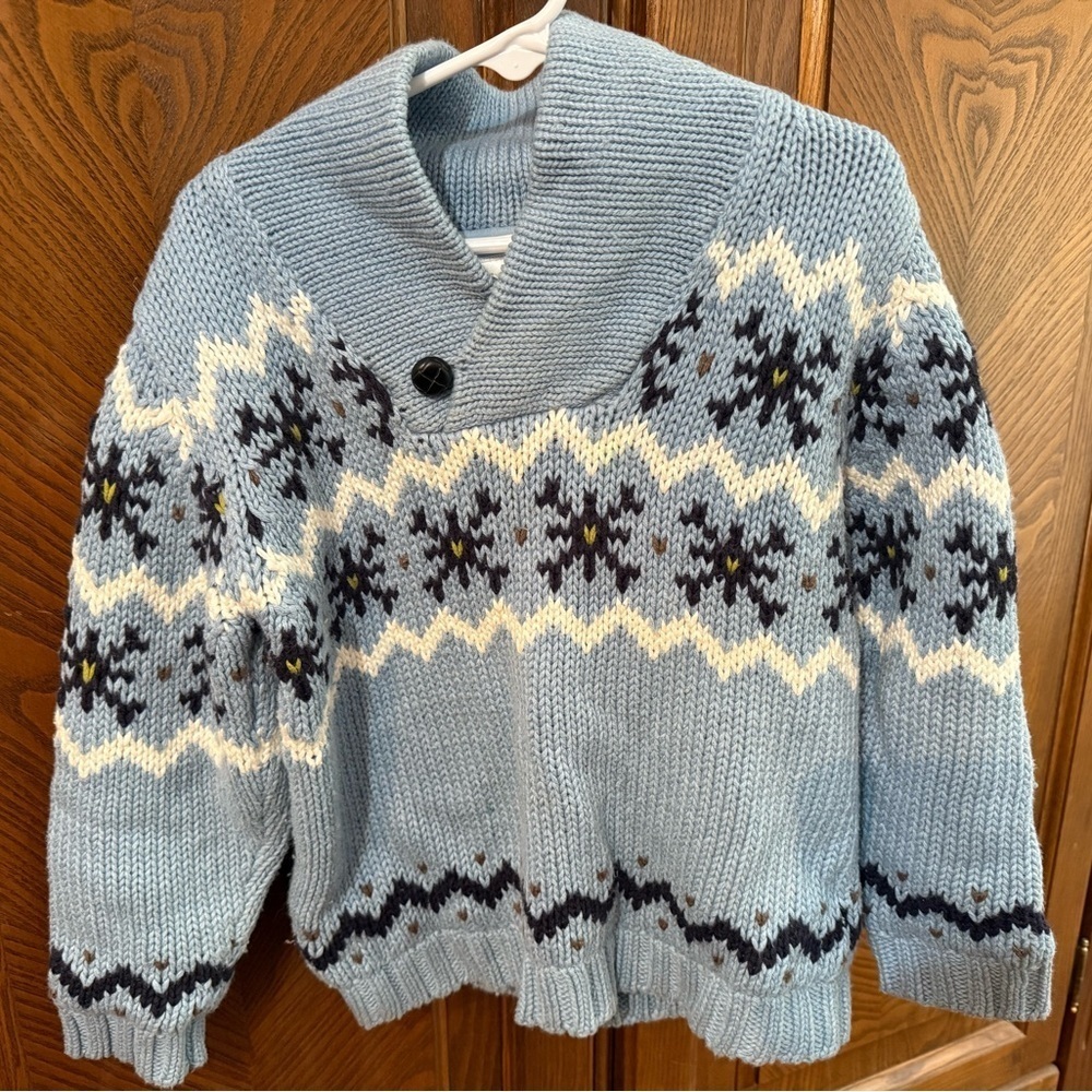 Janie and Jack Shawl Collar Sweater - Picture 3 of 7